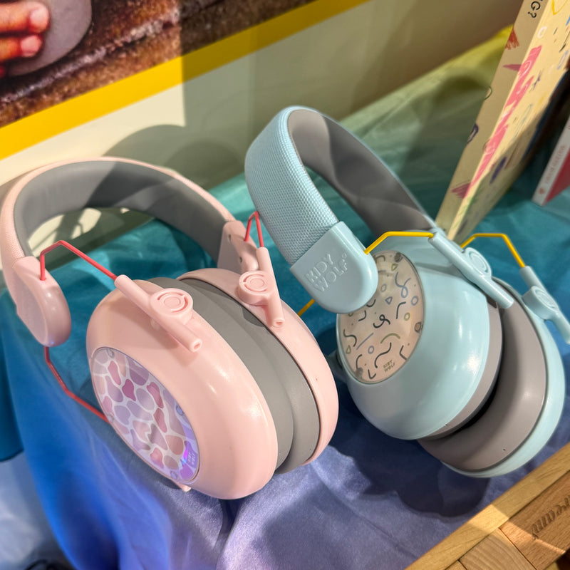 Kids Noise-Cancelling Adjustable Headphones 2 Colour Designs KidyNoise by Kidywolf 5yrs+