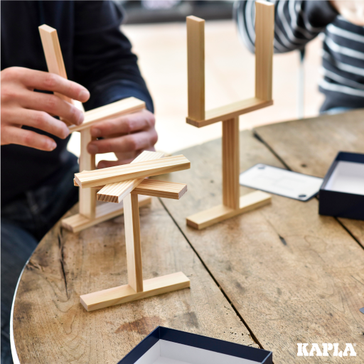 Kapla Challenge Gift Box with Cards Wooden Toys Building Blocks 6yrs+