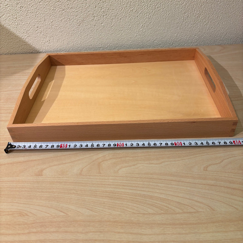 Montessori Trays with Handle Set of 3 Practical Life Materials