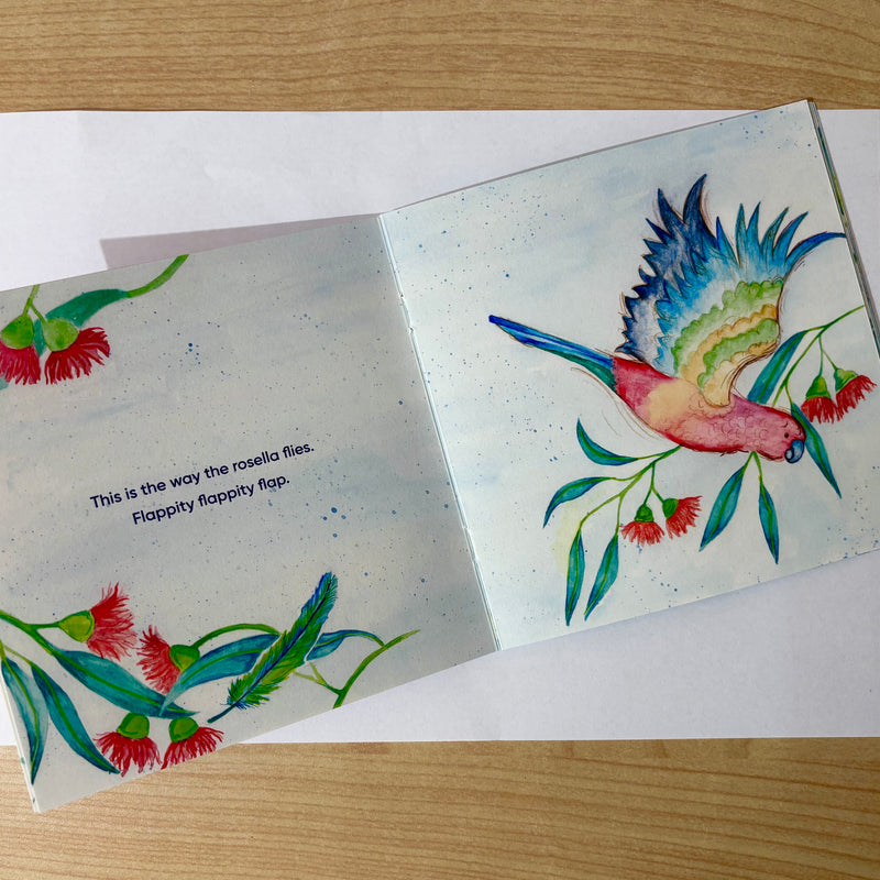 This is the Way the Kangaroo Hops (Paperback) by Leanne White Aussie Baby Play Books Australian Author