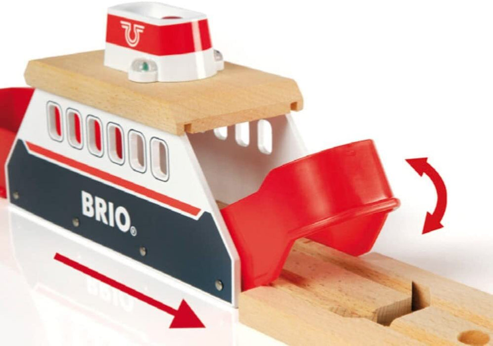 BRIO Ferry Ship with Sound and Light 3pcs 3yrs+