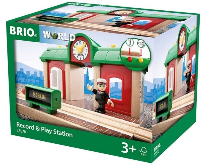 BRIO Record & Play Station With Sound And Light 3yrs+