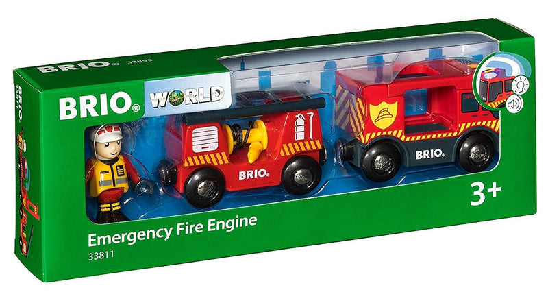 BRIO Emergency Fire Engine With Sound and Light Toy Car Best Seller 3yrs+