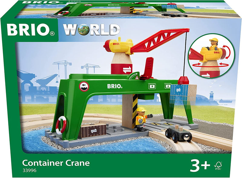 BRIO Container Crane 6pcs 3yrs+