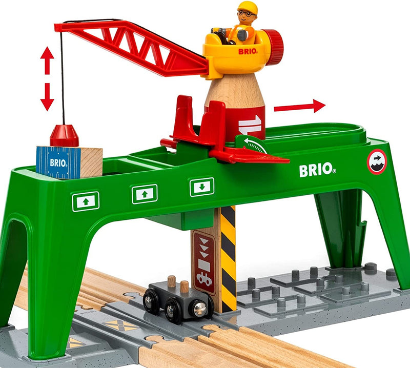 BRIO Container Crane 6pcs 3yrs+