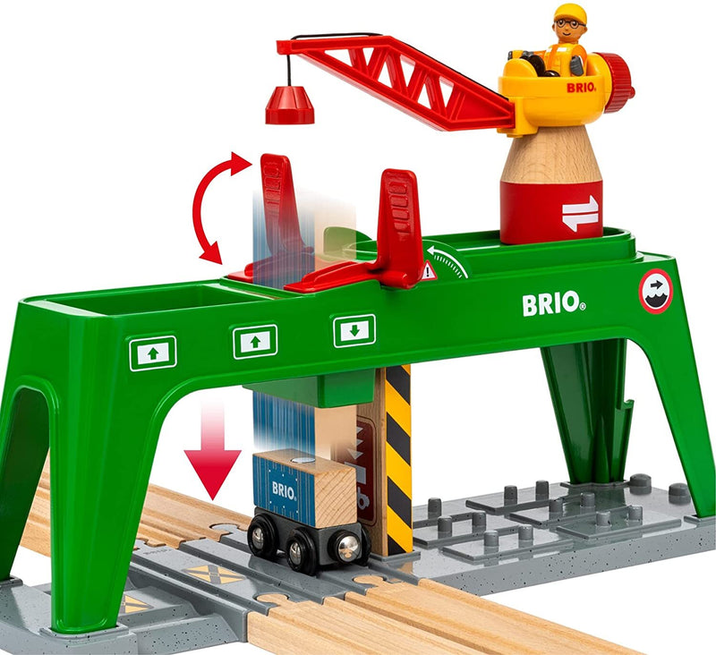 BRIO Container Crane 6pcs 3yrs+