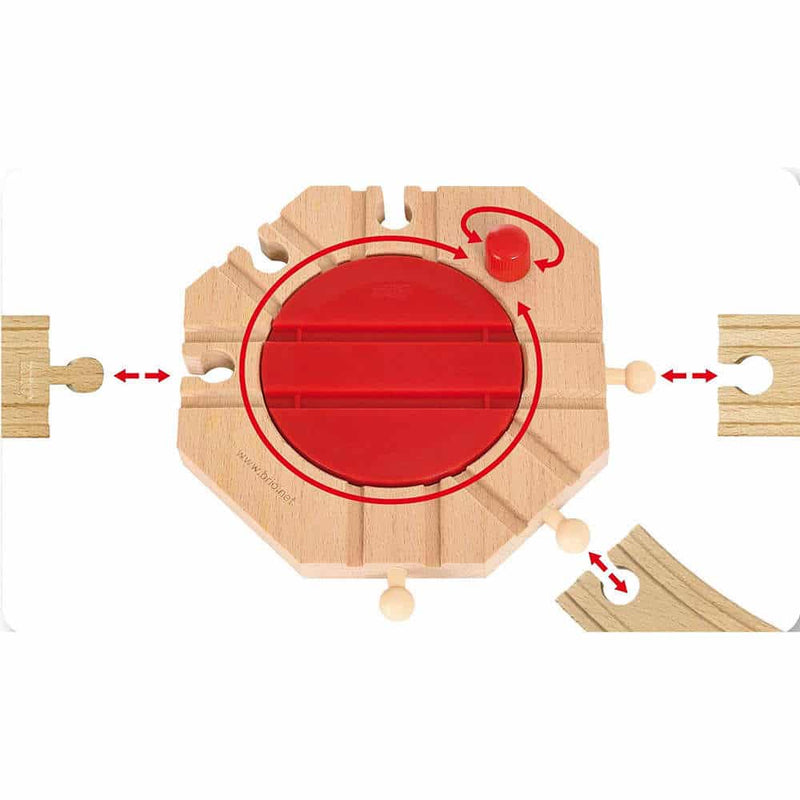 BRIO Mechanical Turntable 3yrs+