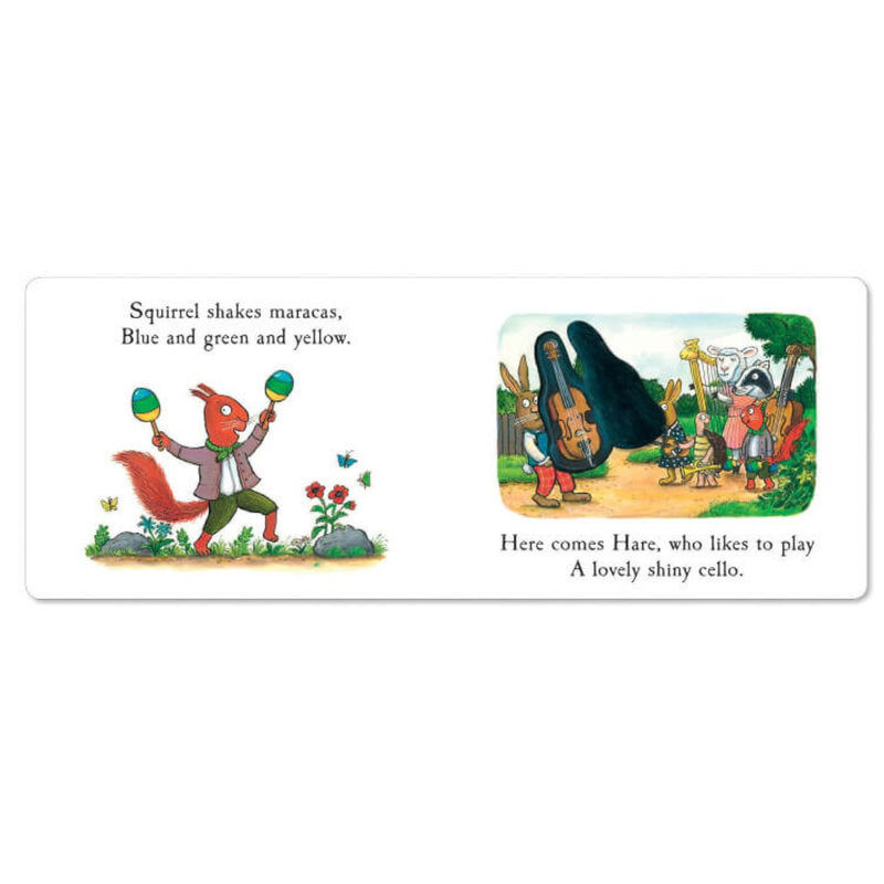 Badger's Band (Lift the Flap Board Book) by Julia Donaldson, Axel Scheffler Kids Interactive Book