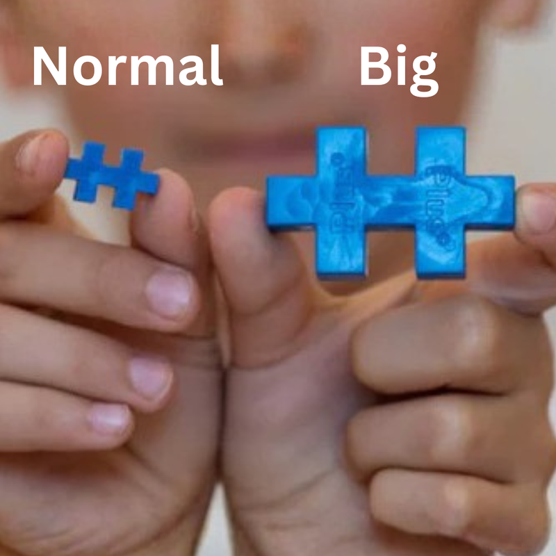 Plus Plus Basic Building Blocks Travel Case 100pcs Travel Toys Set Gift Idea for 5yrs+