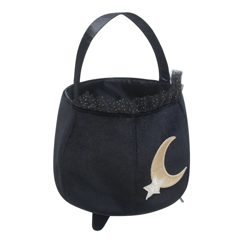 Black Cauldron Bag Trick Or Treat Bag by Mimi & Lula Kids Dress Up Costumes Halloween