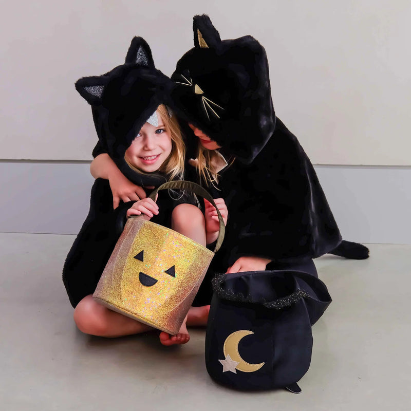 Black Cauldron Bag Trick Or Treat Bag by Mimi & Lula Kids Dress Up Costumes Halloween
