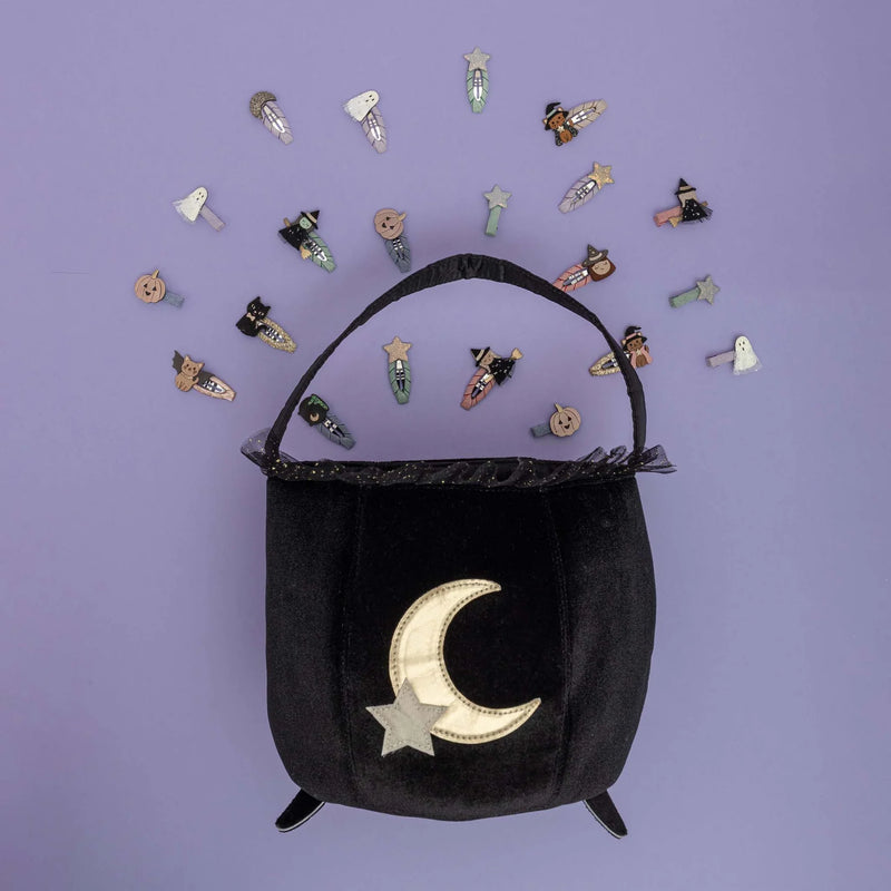 Black Cauldron Bag Trick Or Treat Bag by Mimi & Lula Kids Dress Up Costumes Halloween