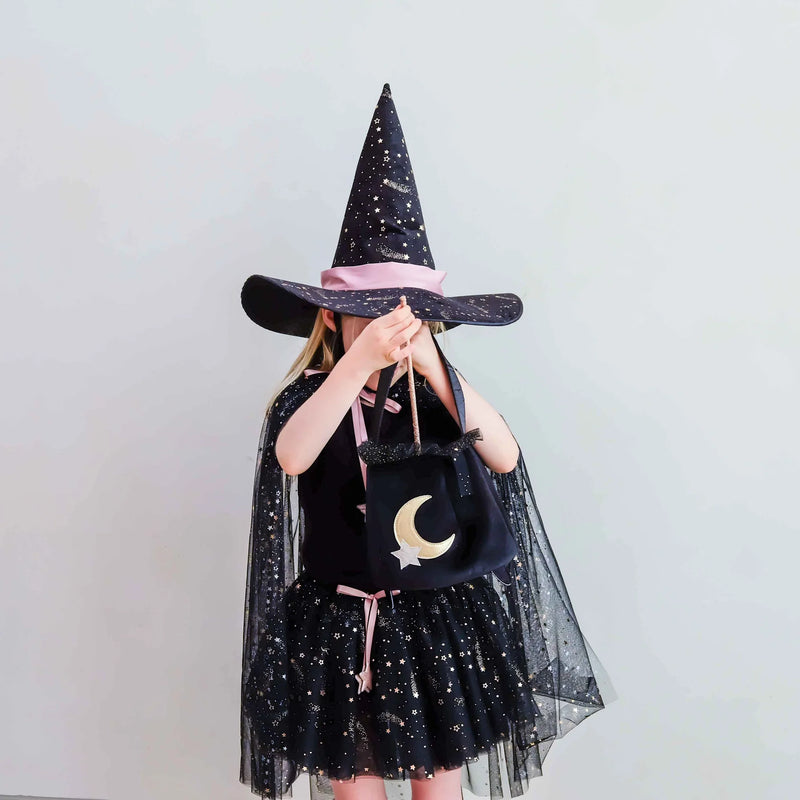 Black Cauldron Bag Trick Or Treat Bag by Mimi & Lula Kids Dress Up Costumes Halloween