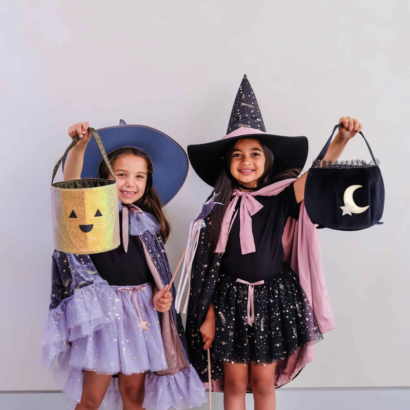 Black Cauldron Bag Trick Or Treat Bag by Mimi & Lula Kids Dress Up Costumes Halloween
