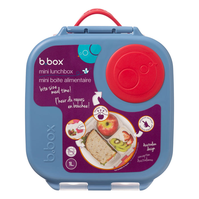 Mini Blue Box Bbox Blue Blaze NEW Lunch box / Mini Lunchbox / Snackbox Blue Blaze Ki ...