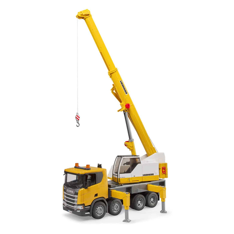 Bruder Construction Scania Super 560R Liebherr Crane Truck with Light & Sound Toy Car Best Seller 4yrs+ (Bulky Shipping)