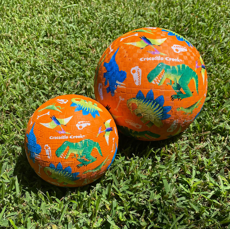 Crocodile Creek Playground Ball 1pc Orange Dinosaur Dig 5 Inch Dinosaur Toys 3yrs+