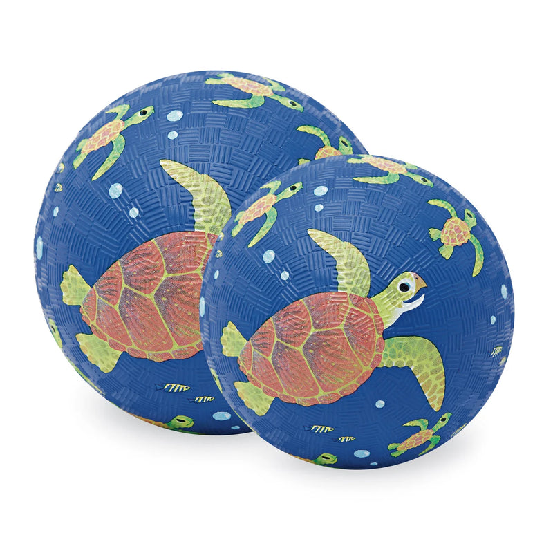 Crocodile Creek Playground Ball 1pc Blue Sea Turtle 5 Inch Ocean Theme 3yrs+