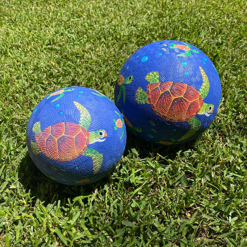 Crocodile Creek Playground Ball 1pc Blue Sea Turtle 5 Inch Ocean Theme 3yrs+