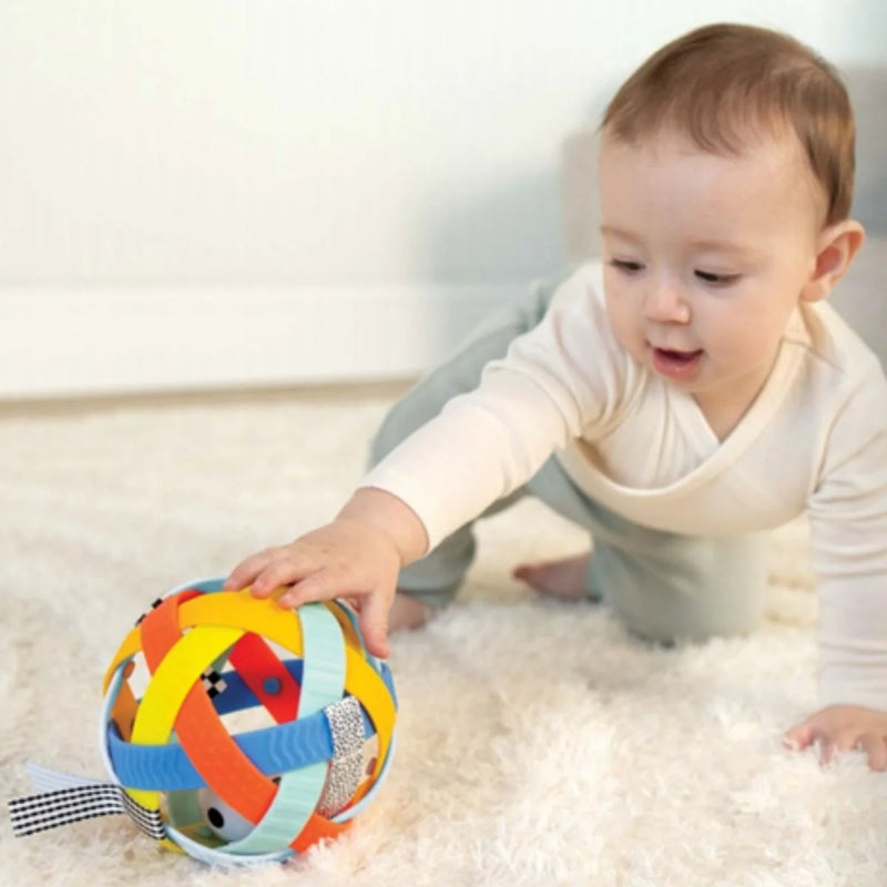 Manhattan Toy Blissful Ball Sensory Baby Toddler Activity Toy Baby Gifts Idea 6m+