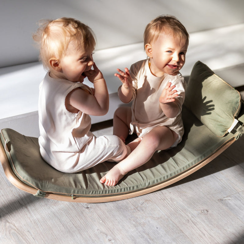 Wobbel Deck For Original & Pro Wobbel Board in Olive Green 0m+