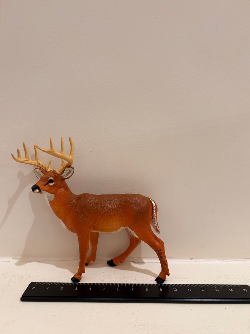 Whitetail Buck Figurine by Safari Ltd Large Woodland Collection Animal Figurines 3yrs+