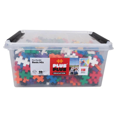Plus Plus Rainbow BIG Mix Building Blocks 600pcs Classroom Set Educational Creativity Toy for 3yrs+