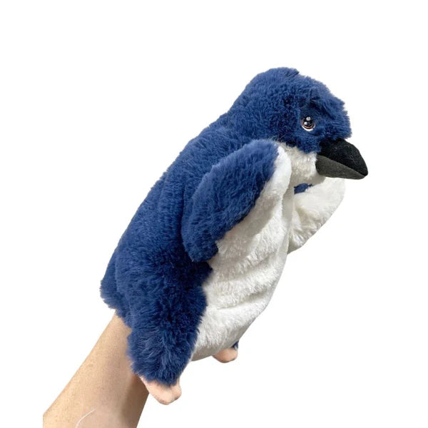 Eco Little Penguin Hand Puppet 25cm By Eco Buddies Pretend and Imaginative Play Toy 3yrs+