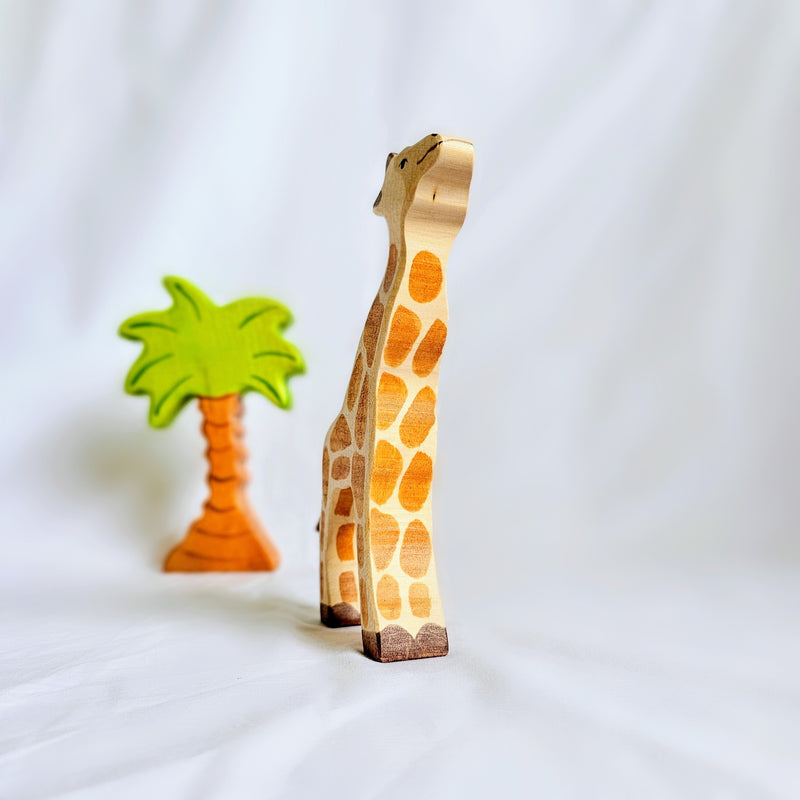 Holztiger Baby Giraffe Wooden Animals Wildlife Animal Head Raised 3yrs+