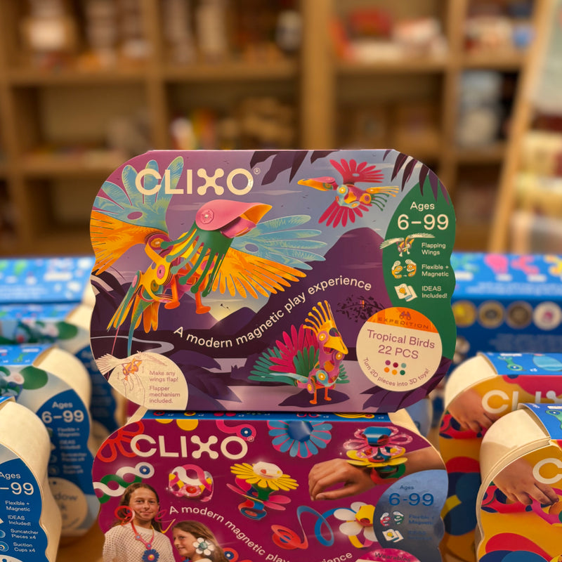 Clixo Tropical Birds 22pcs STEM Toys for 6yrs+