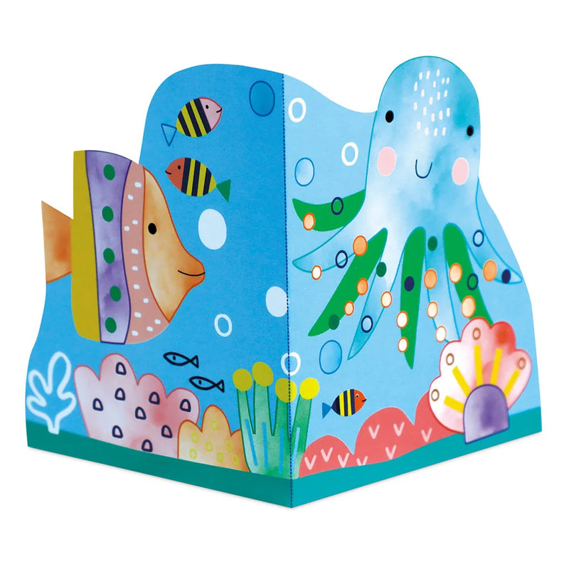 Avenir Watercolour Painting & Origami Set Under the Sea Interactive Activity Travel Toys Art and Craft for Kids 3yrs+