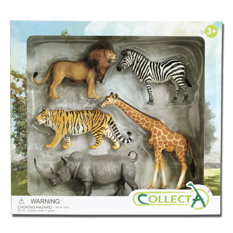 Wild Life Figurine Collection 5pc Gift Set by CollectA Animal Figurines 3yrs+