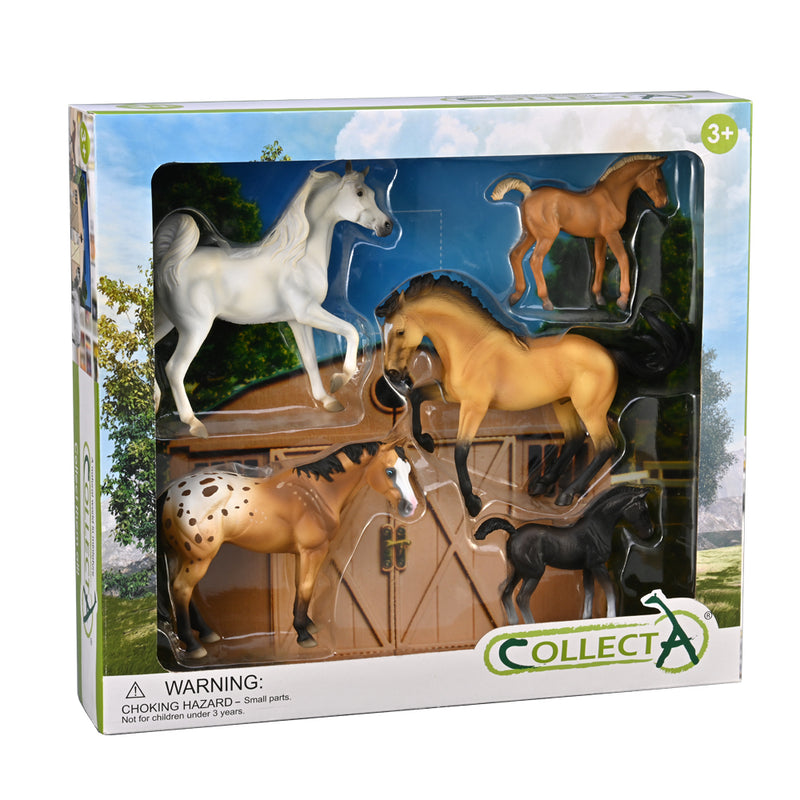 Horses Figurine Collection 5pc Gift Set by CollectA Animal Figurines 3yrs+