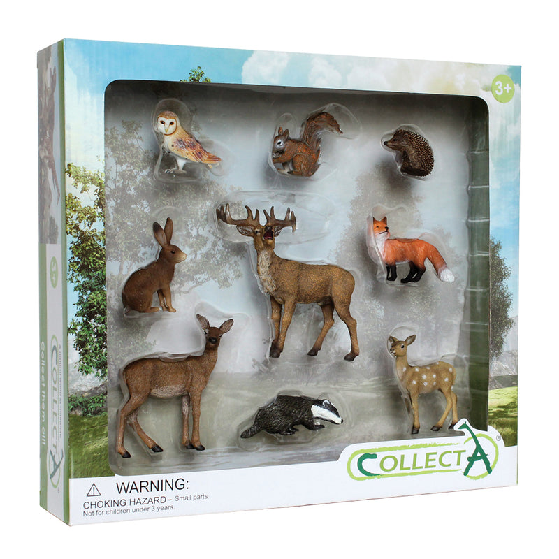 Woodland Figurine Collection 9pc Gift Set by CollectA c 3yrs+