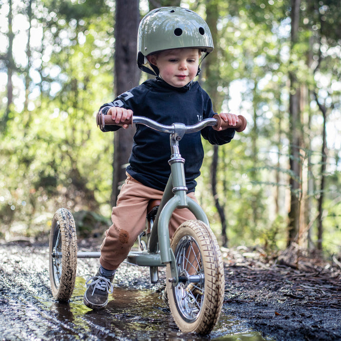 CoConuts Kids Helmet Vintage Green Small 48-53 cms