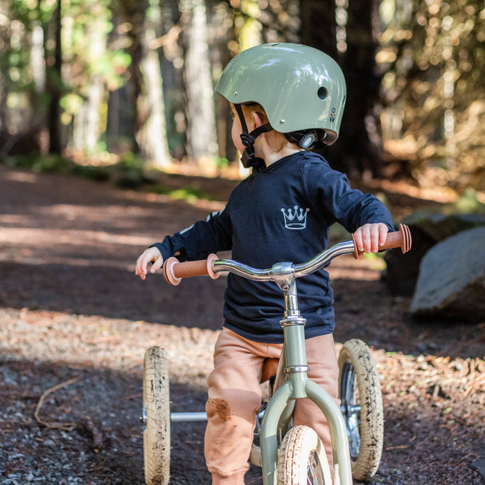 CoConuts Kids Helmet Vintage Green Small 48-53 cms