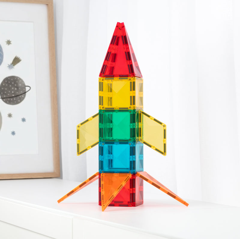 Connetix Tiles 30 Piece Light Rocket Pack NEW 2026 3yrs+