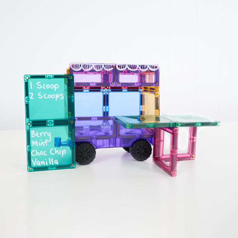 Connetix Tiles Pastel Motion Pack 26 Pieces Toy Car 3yrs+