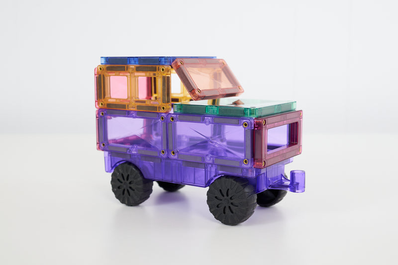 Connetix Tiles Pastel Motion Pack 26 Pieces Toy Car 3yrs+