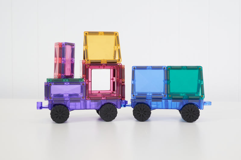 Connetix Tiles Pastel Motion Pack 26 Pieces Toy Car 3yrs+