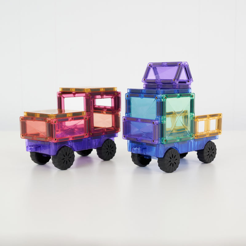 Connetix Tiles Pastel Motion Pack 26 Pieces Toy Car 3yrs+