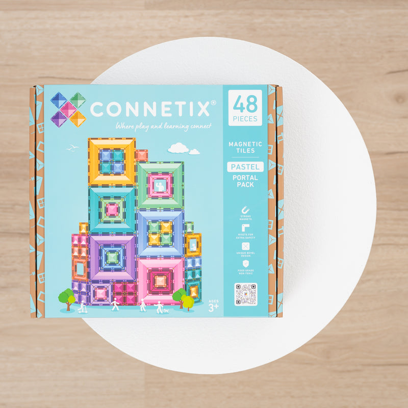 Connetix Tiles Pastel Portal Pack 48pc NEW 3yrs+