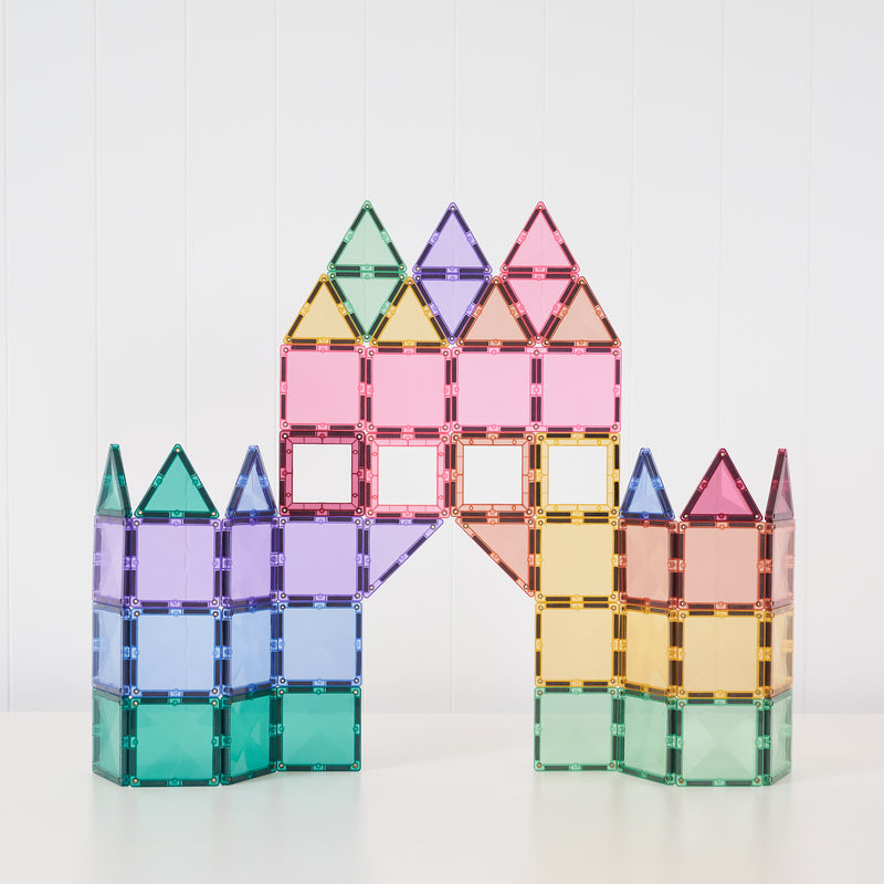 Connetix Tiles Pastel Creative and Travel Mini Pack 136 Piece Bundle Set NEW 2026 3yrs+