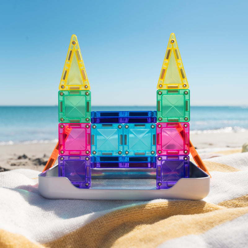 Connetix Tiles 32 Piece Travel Mini Pack NEW 2026 Travel Toys 3yrs+