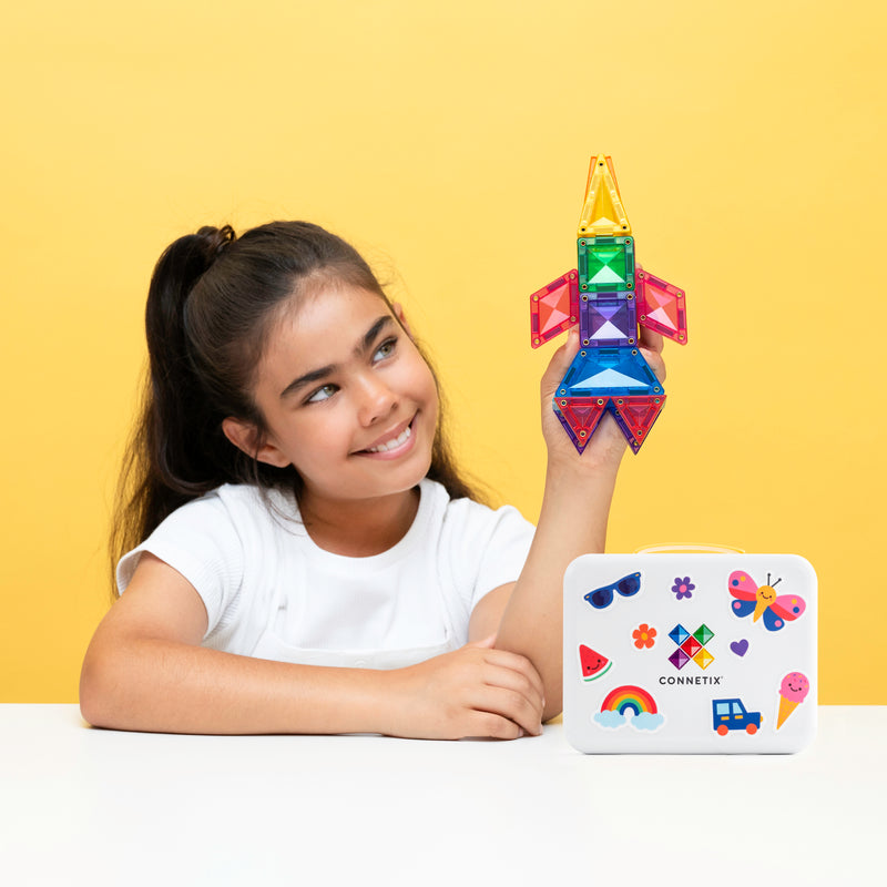 Connetix Tiles 32 Piece Travel Mini Pack NEW 2026 Travel Toys 3yrs+