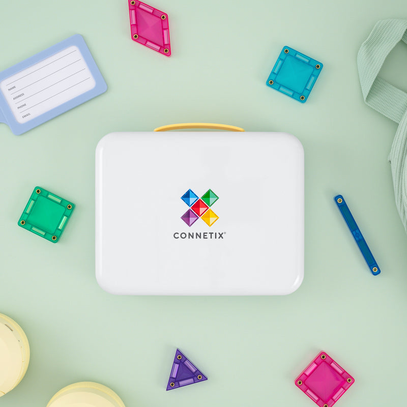 Connetix Tiles 32 Piece Travel Mini Pack NEW 2026 Travel Toys 3yrs+