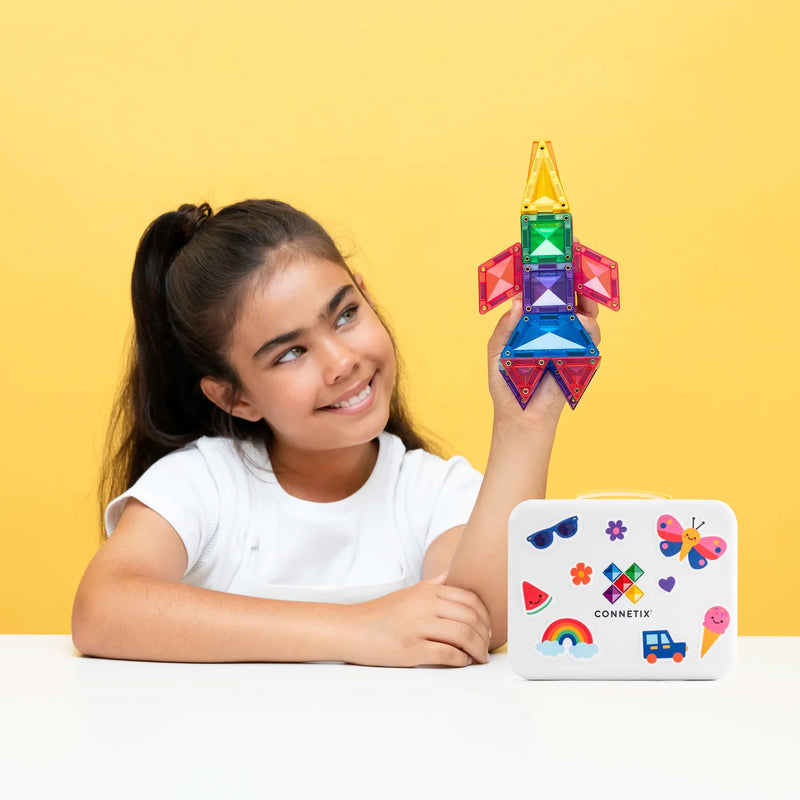 Connetix Tiles Pastel Creative and Travel Mini Pack 136 Piece Bundle Set NEW 2026 3yrs+