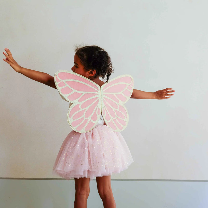 Celeste Glitter Wings Shimmer by Mimi & Lula Kids Costumes Fairy Unicorn Castle Theme Halloween 3yrs+