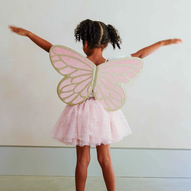 Celeste Glitter Wings Shimmer by Mimi & Lula Kids Costumes Fairy Unicorn Castle Theme Halloween 3yrs+