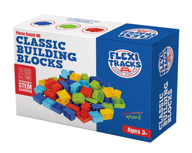 Flexi Tracks Classic Building Blocks 60pcs Pack 3yrs+